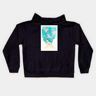 Swimming thoughts Kids Hoodie